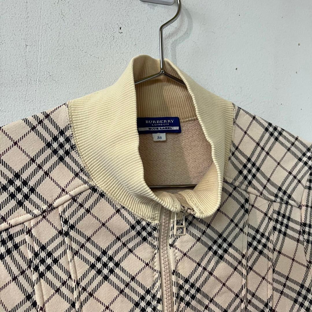 Burberry Blue Label y2k ジップ　ノバチェック　D39