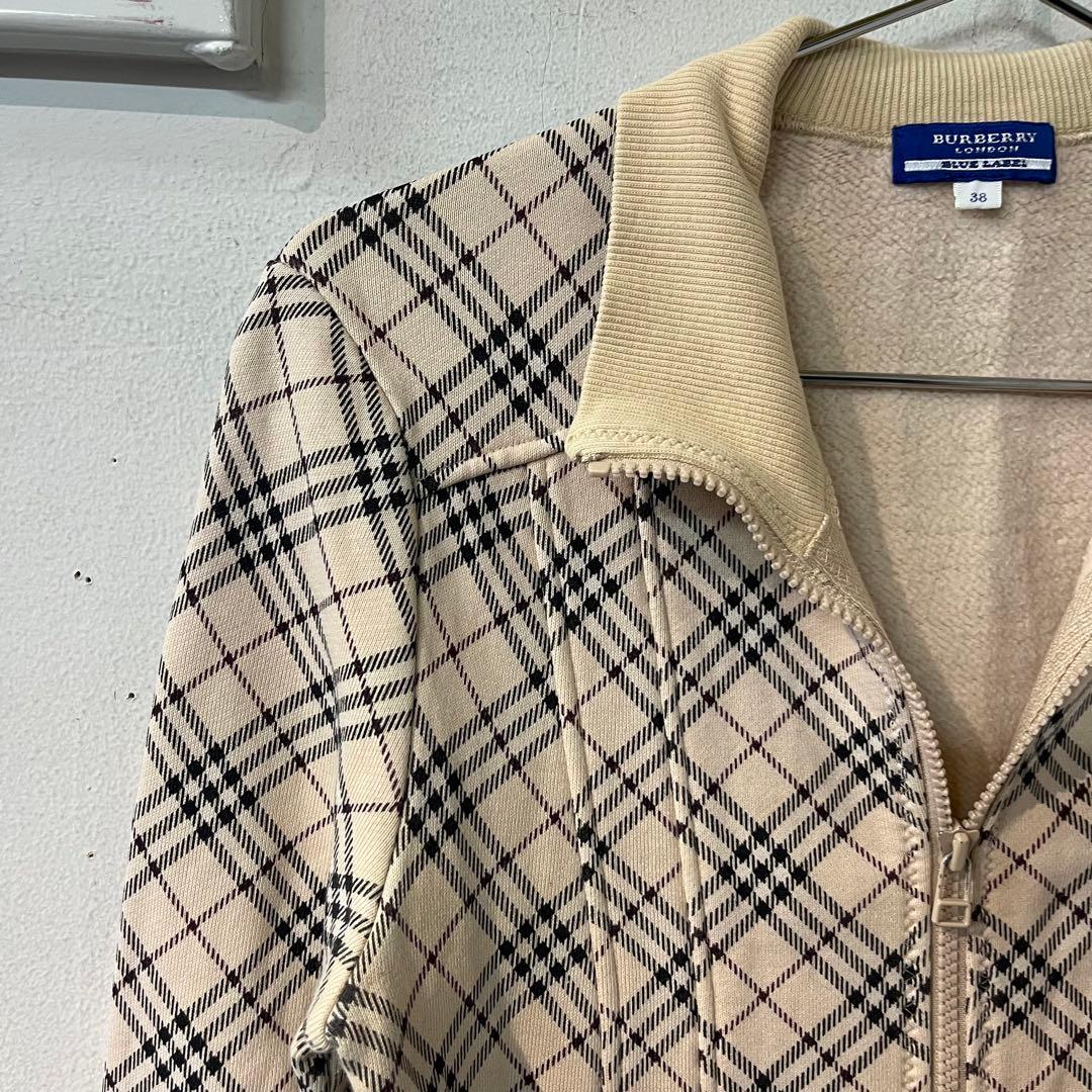 Burberry Blue Label y2k ジップ　ノバチェック　D39