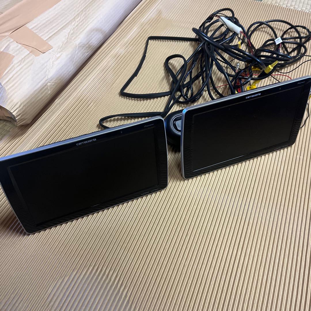 ヘッドレストモニター　カロッチェリア　TVM-PW910 2個セット