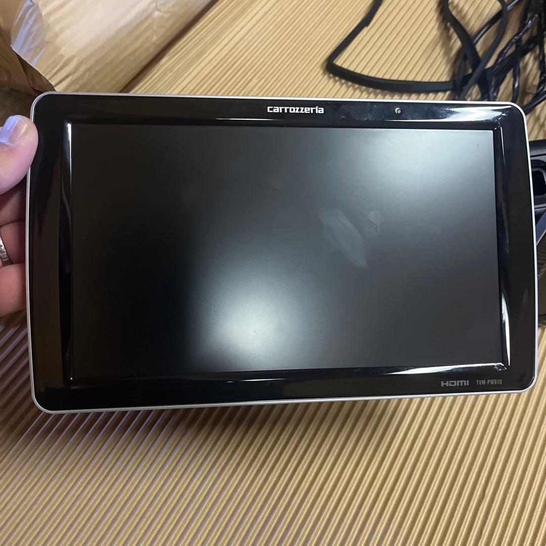 ヘッドレストモニター　カロッチェリア　TVM-PW910 2個セット