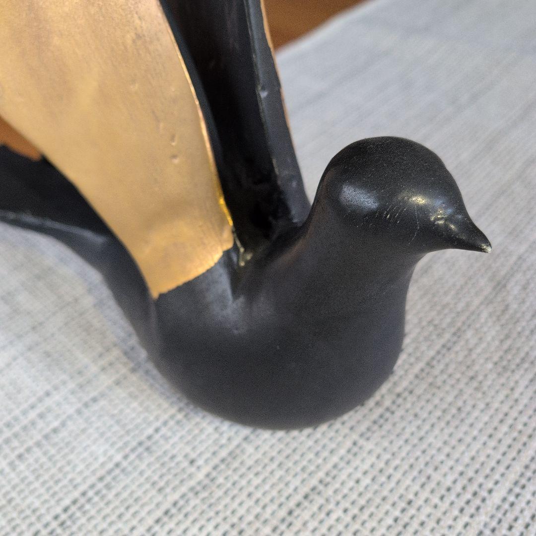 陶器製鳩のオブジェ