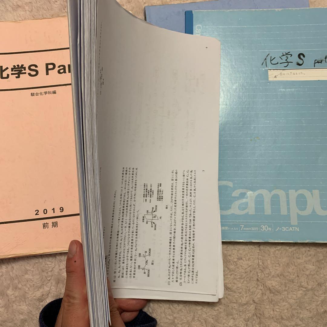 駿台　化学パート1、2 前期　蒲谷先生伊達先生　SA 理論分野