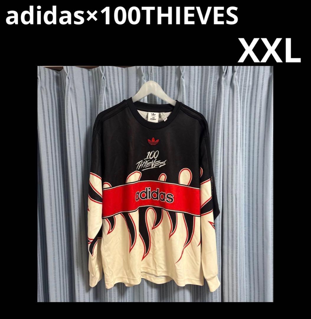 adidas originals×100 THIEVES ロンT XXL 長袖