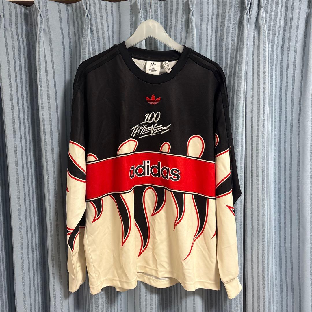 adidas originals×100 THIEVES ロンT XXL 長袖