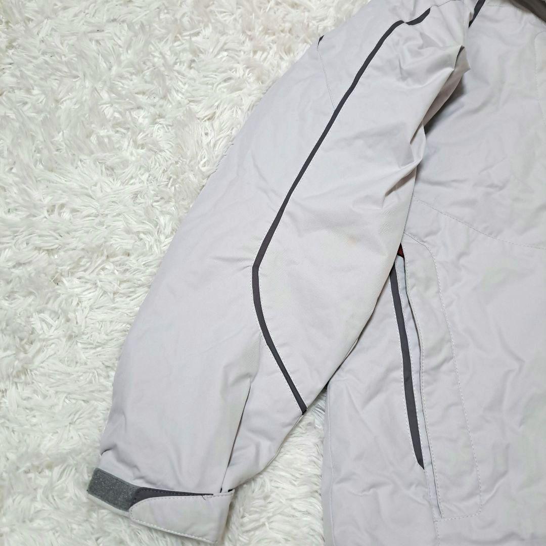 デサント/スノーウェア/上下セット/ホワイト/サイズO【a-18】