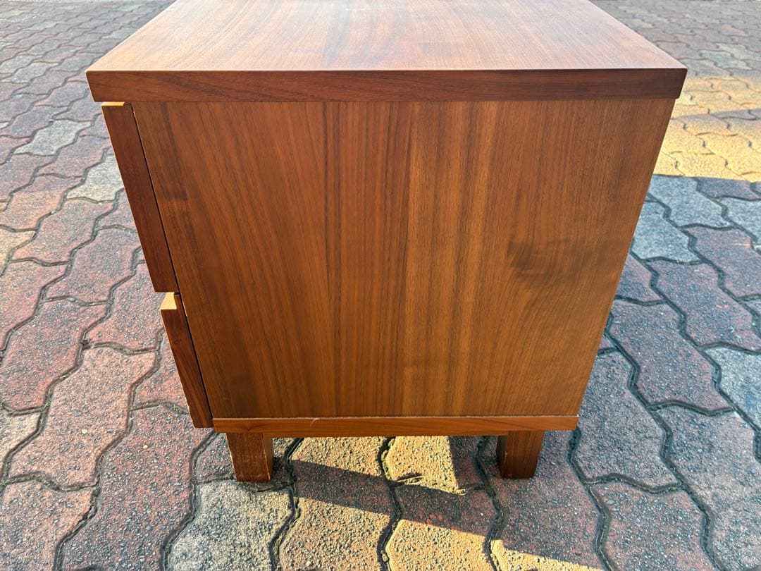 無印良品 木製ＡＶラック 幅90cm ウォールナット材突板