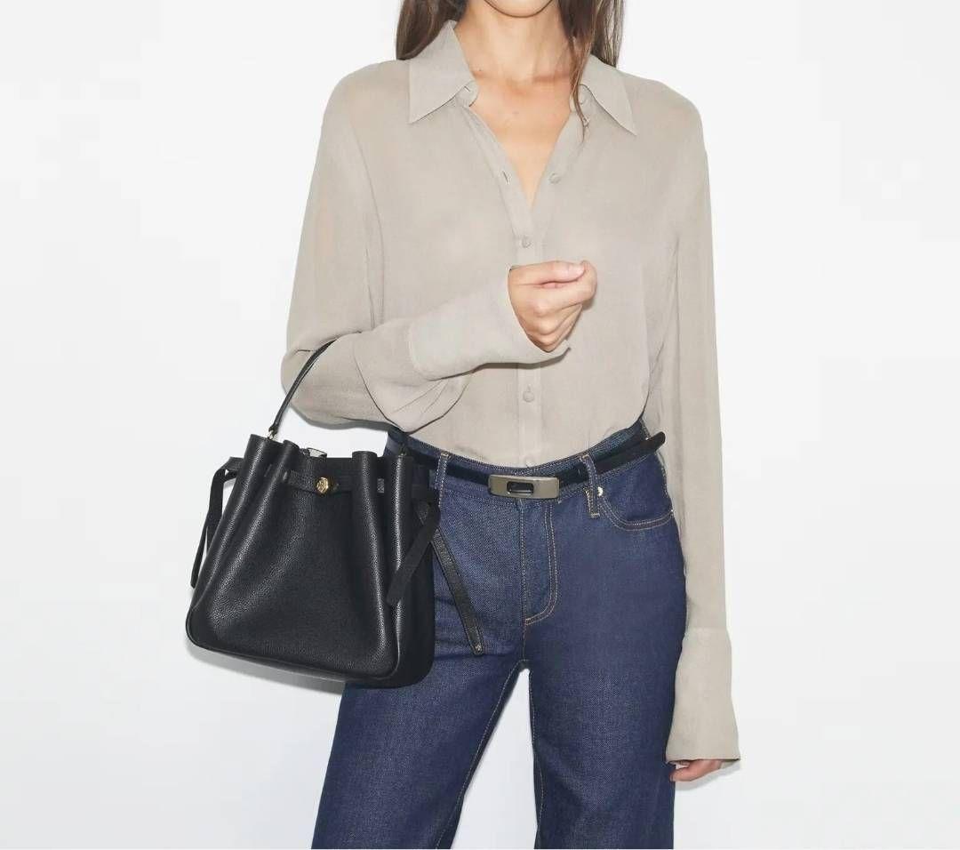 新品 Tory Burch ROMY BUCKET BAG トリーバーチ 黒