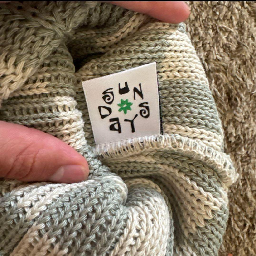 s*s様 sundays sundays.xyz ビーニー チェック ニット帽