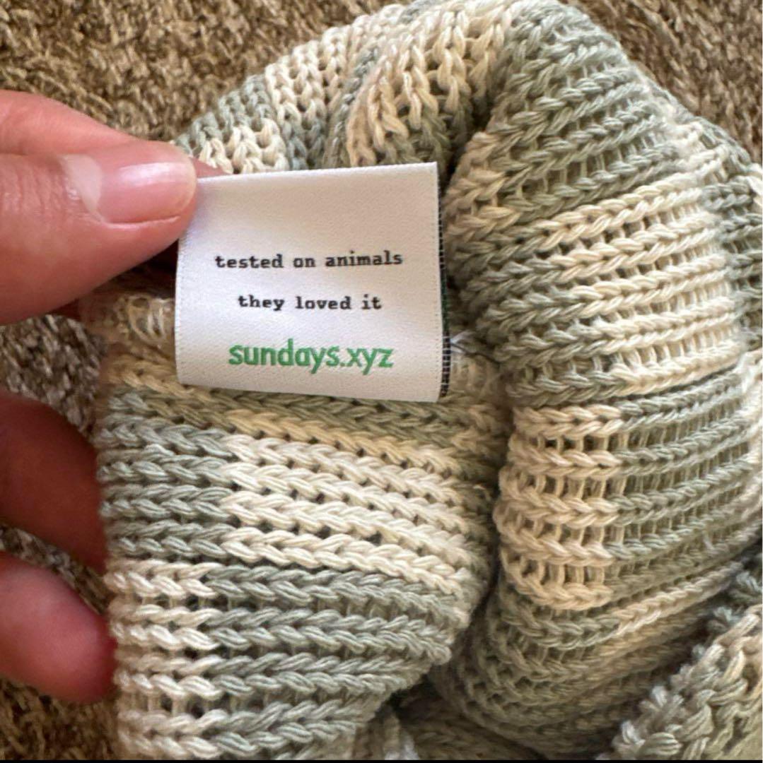 s*s様 sundays sundays.xyz ビーニー チェック ニット帽