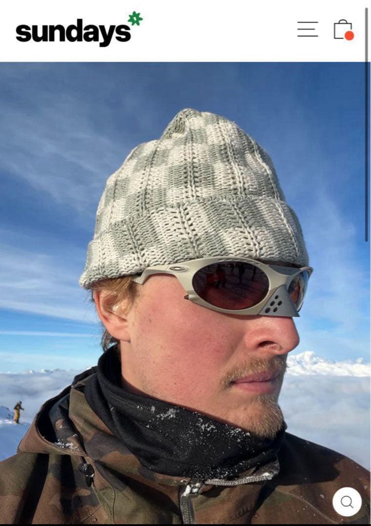 s*s様 sundays sundays.xyz ビーニー チェック ニット帽