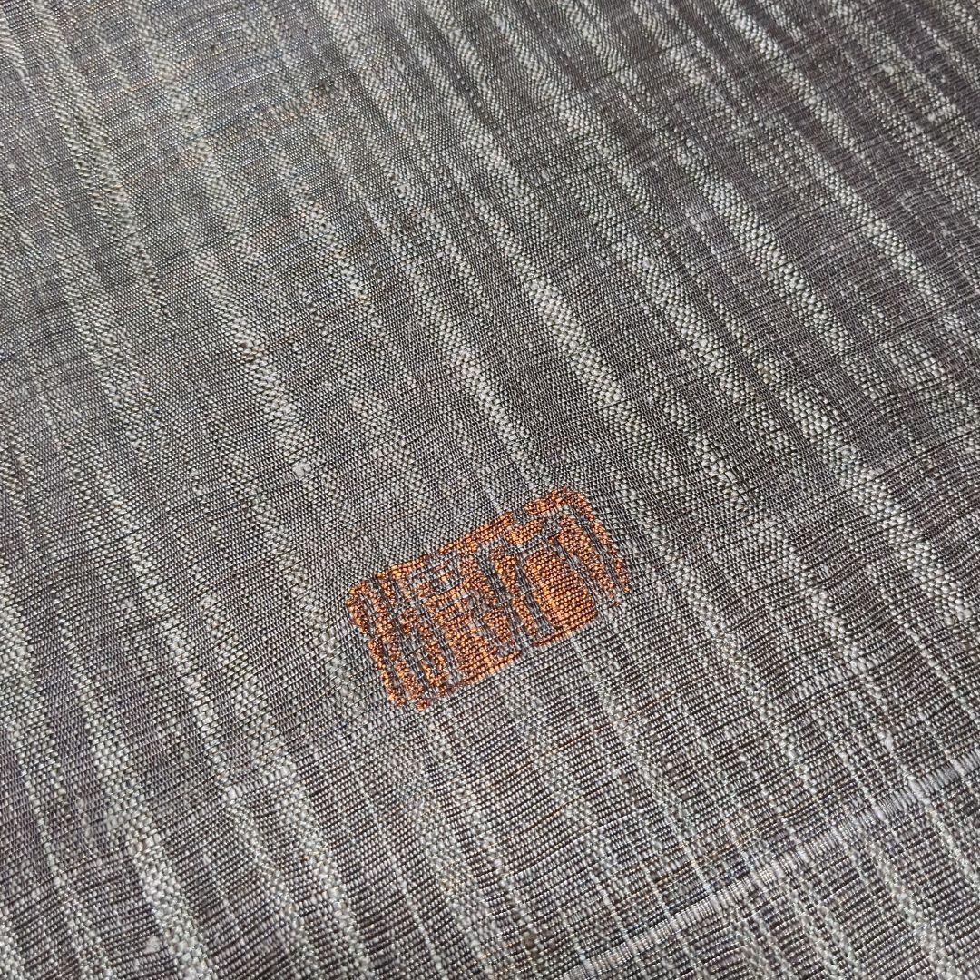 渡文　袋帯　リバーシブル　正絹