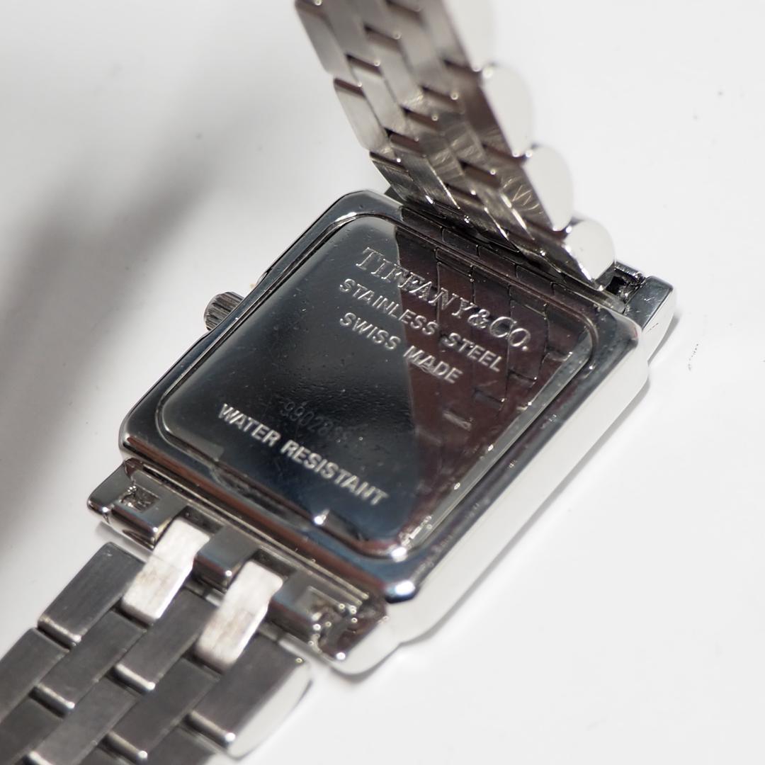 ティファニー TIFFANY&CO クラシック スクエア 腕時計 H516