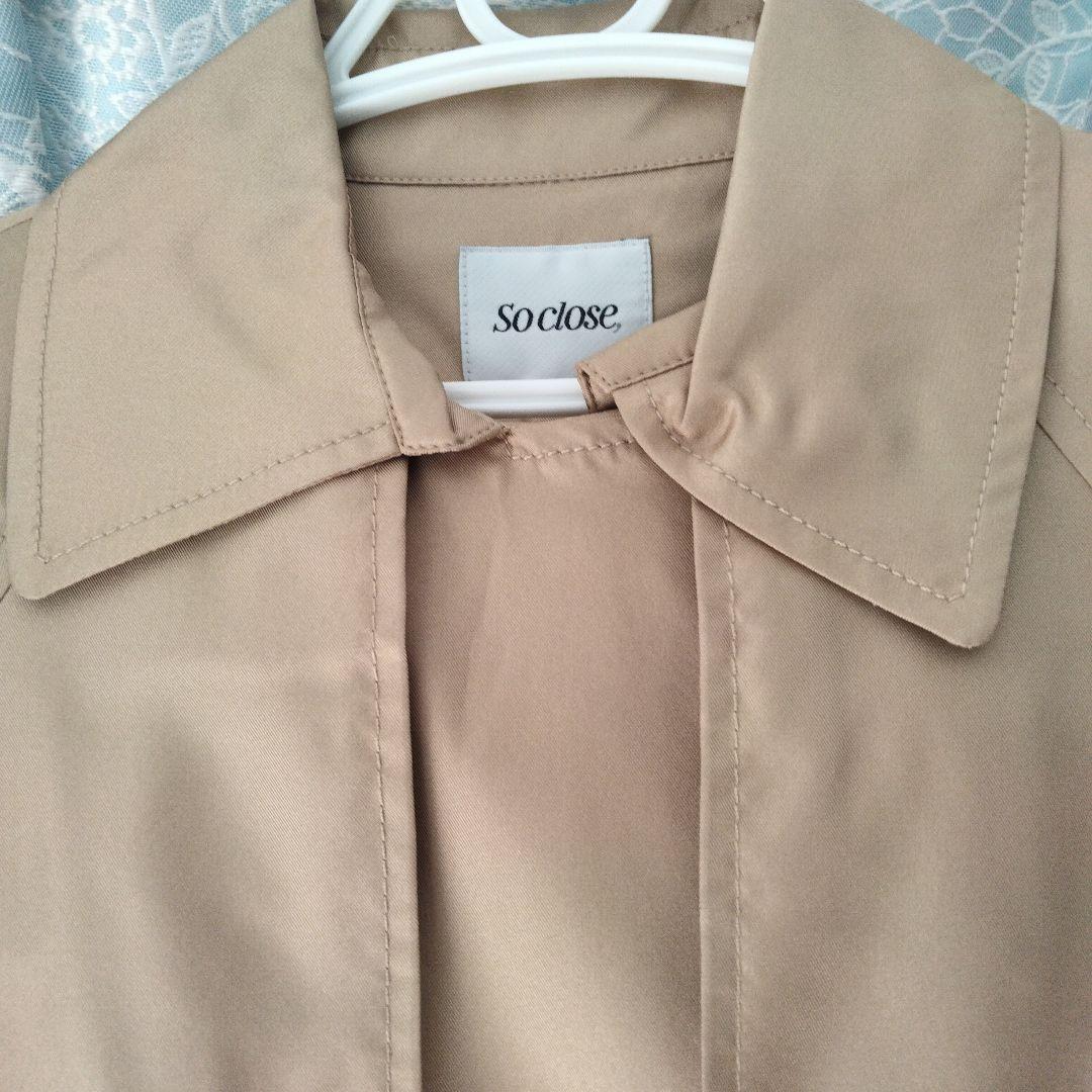 so close　ディノス　新品タグ付 絹100%ライナー付 トレンチコート S