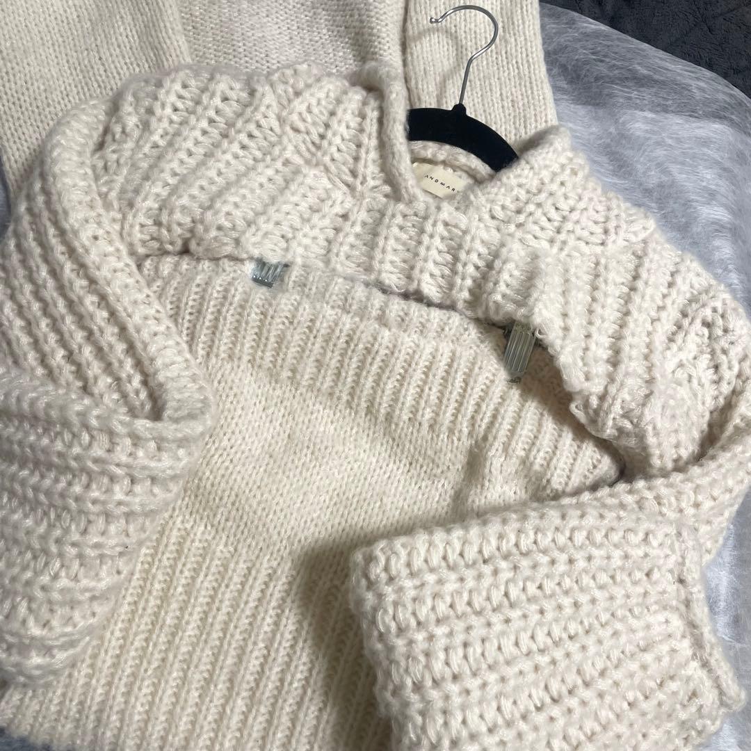 andmary Leo hoodie set dress ivory アンドマリ