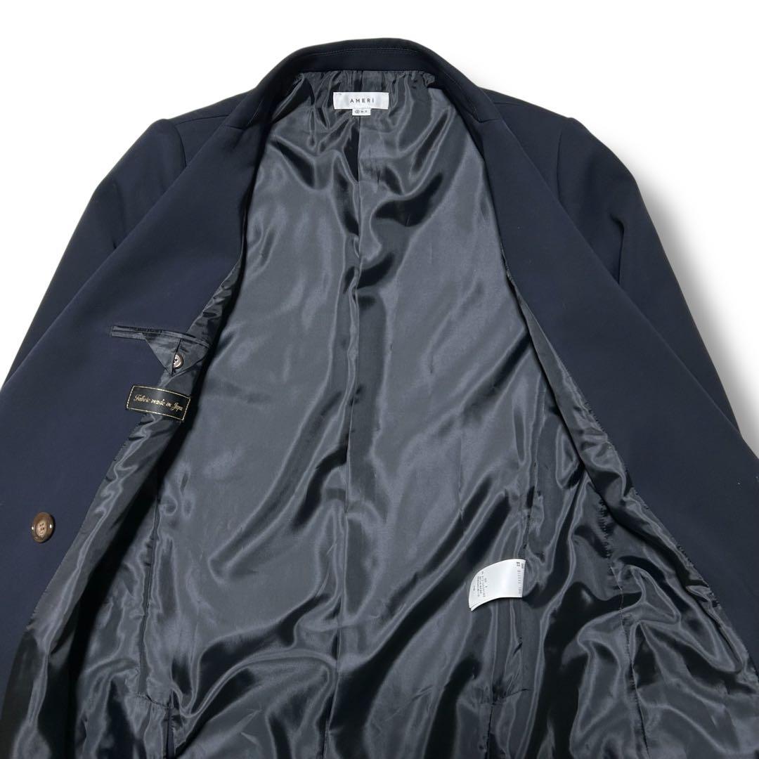 アメリ テーラードジャケット ネイビー ダブル S