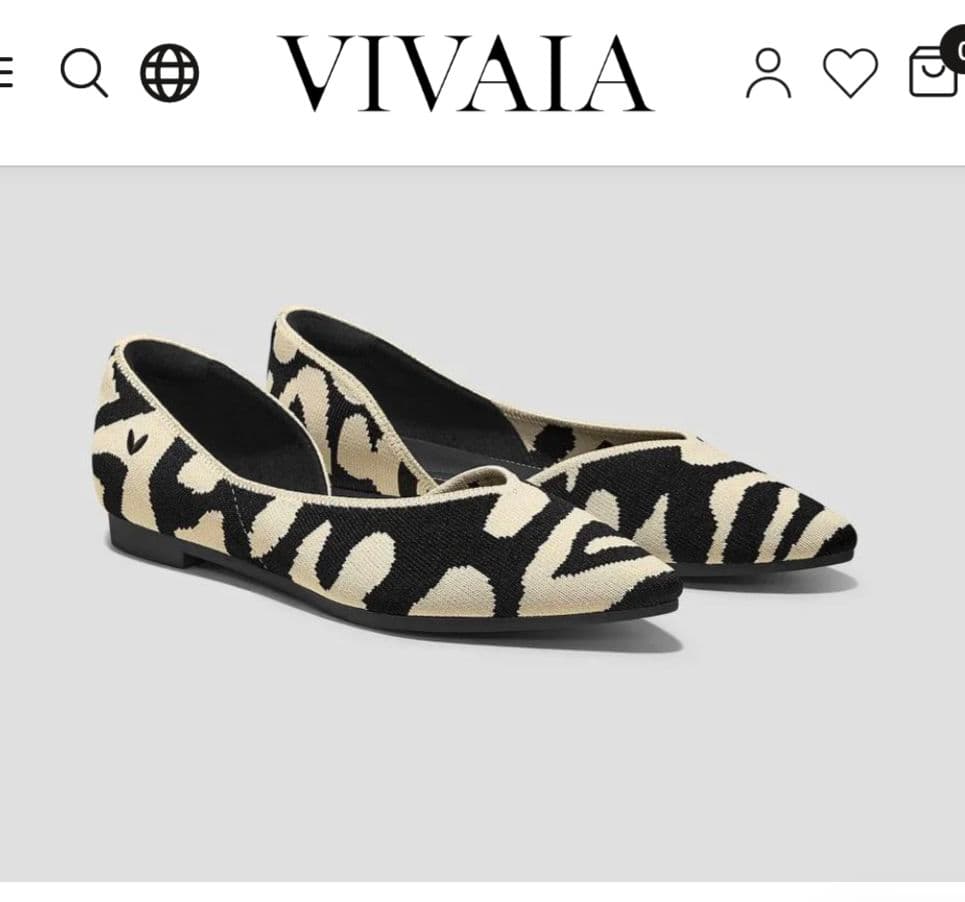 【試し履きのみ✨】箱ありVIVAIA ポインテッドトゥ フラットシューズ