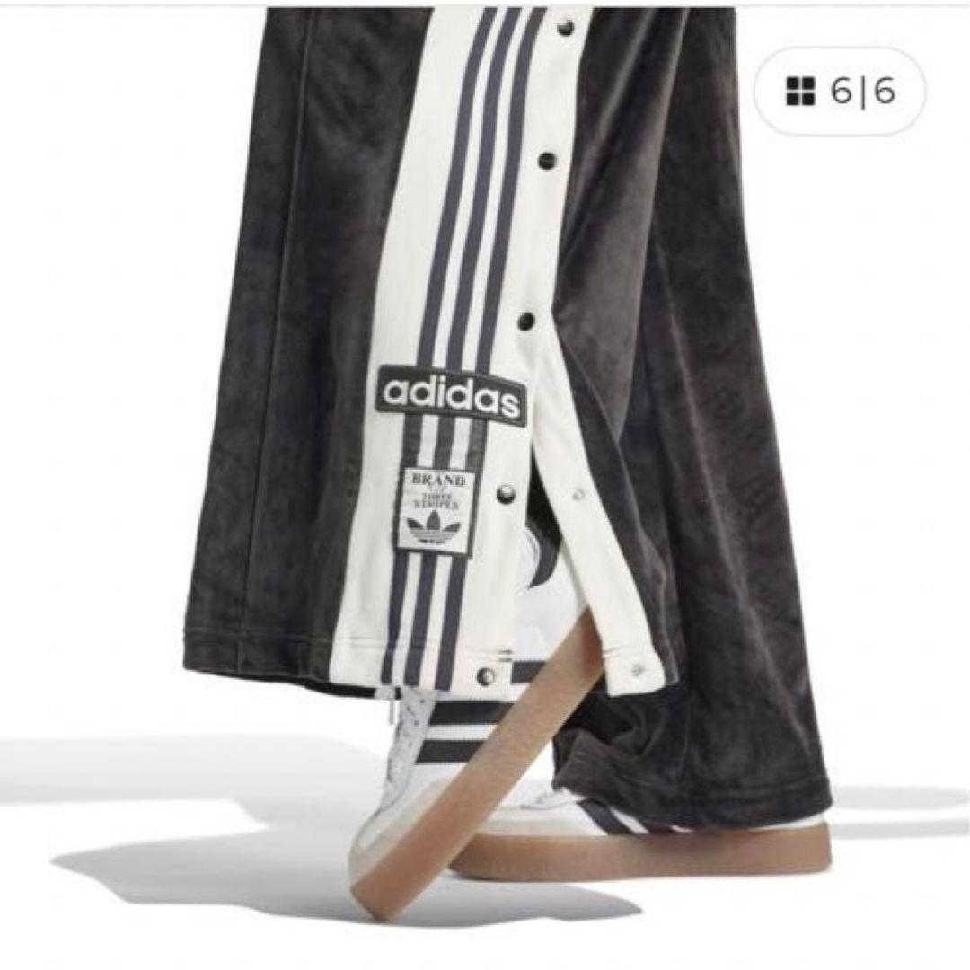 新品XL⭐️adidasアディブレイク ベロア　パンツ ブラック 重盛さと美