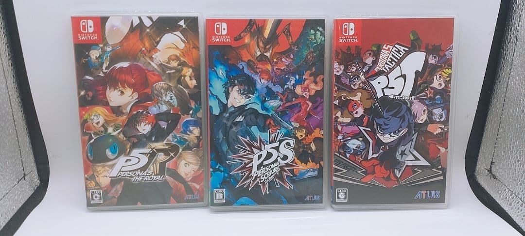 ペルソナ5 ザ・ロイヤル 他3本セット スクランブル タクティカ Switch