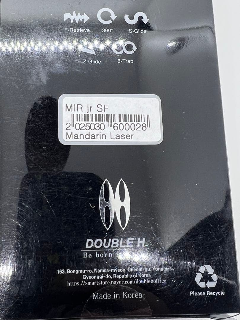 DOUBLE.H★MIR jr★2色★レインボートラウト＆マンダリンレザー