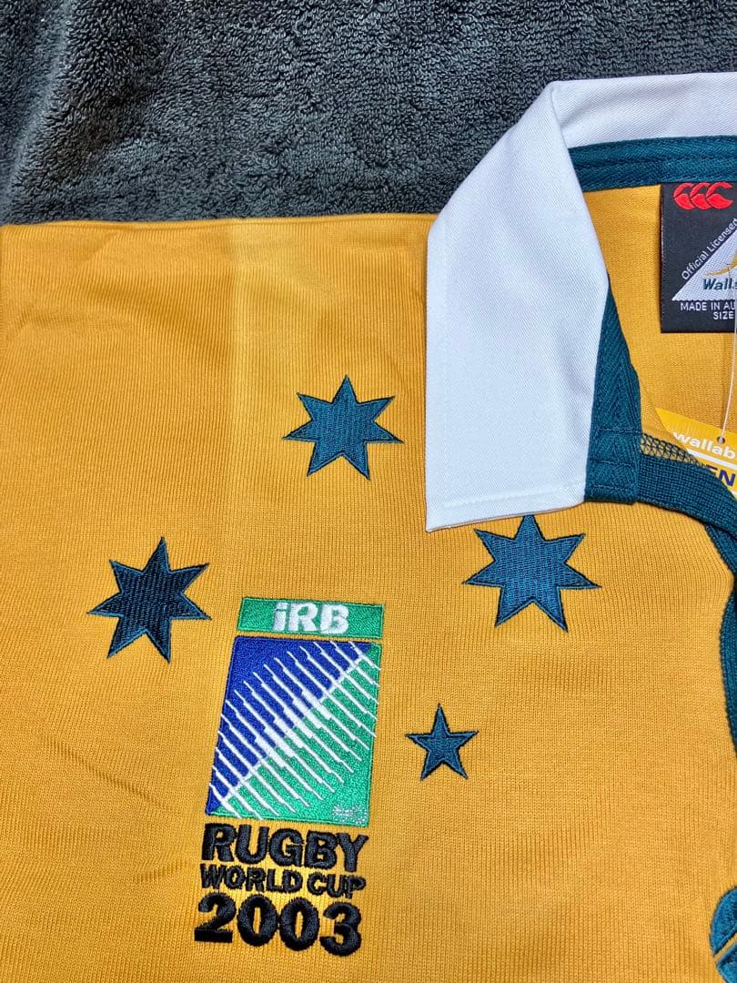 新品 2003年オーストラリアラグビーワールドカップ オーセンティックジャージ