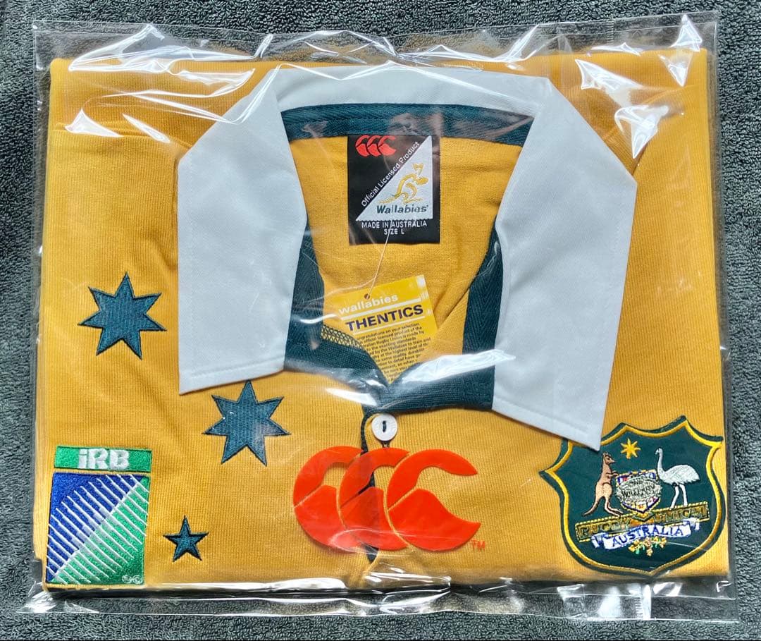 新品 2003年オーストラリアラグビーワールドカップ オーセンティックジャージ