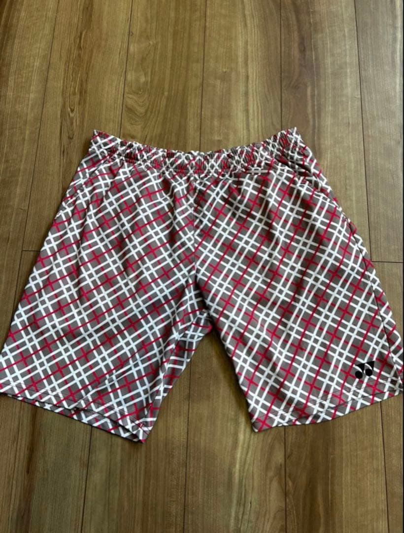 YONEX チェック柄パンツ JP O ワウリンカ