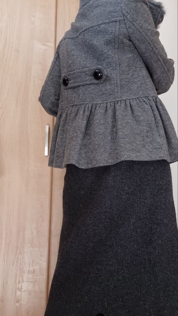 BURBERRYBLUE LABELバーバリーブルーレーベル　グレー　コート