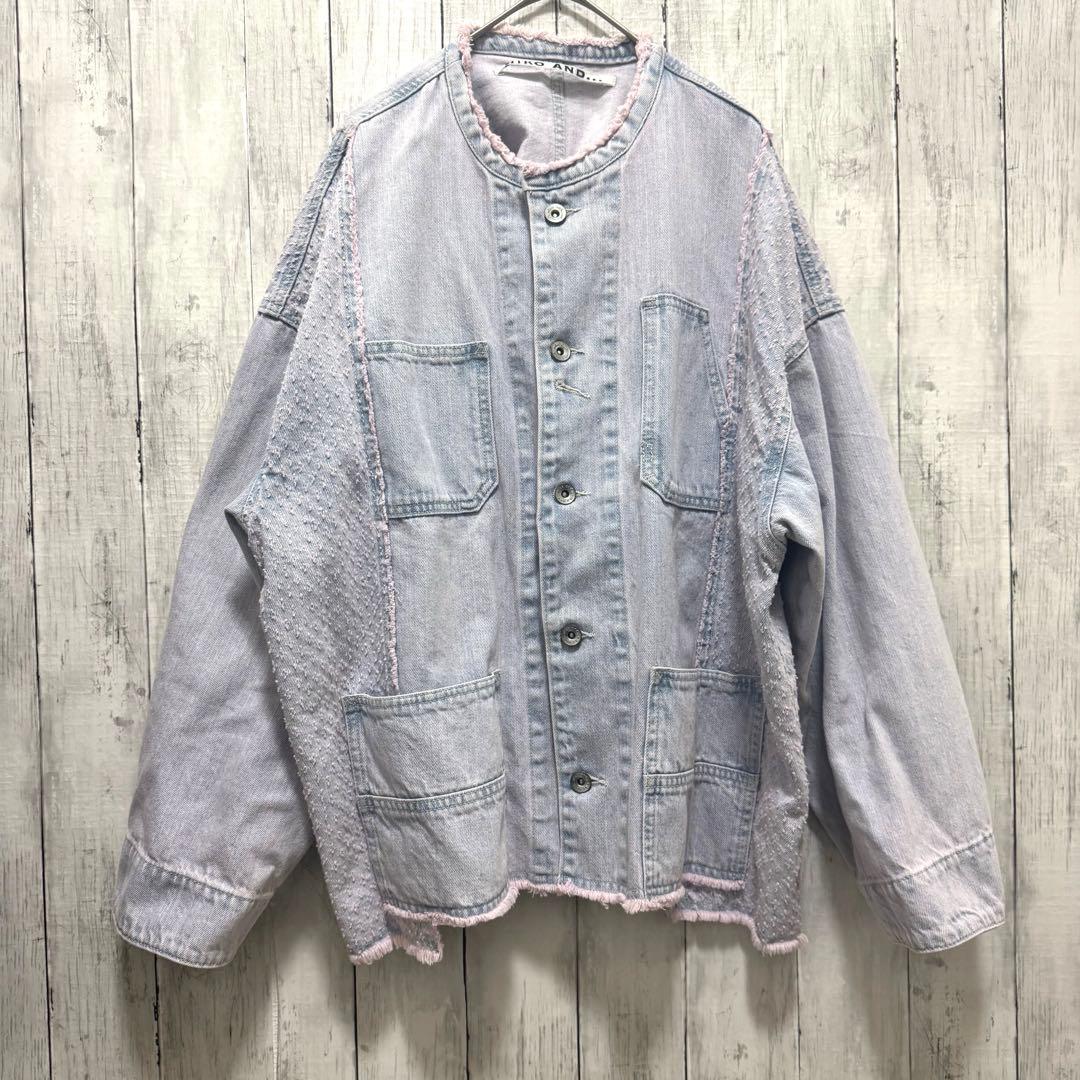2025SS ニコアンド REMAKE COVERALL デニム ジャケット
