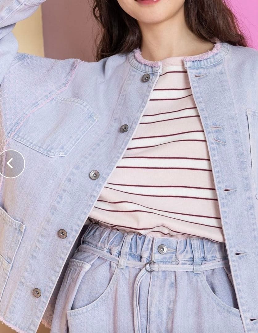 2025SS ニコアンド REMAKE COVERALL デニム ジャケット