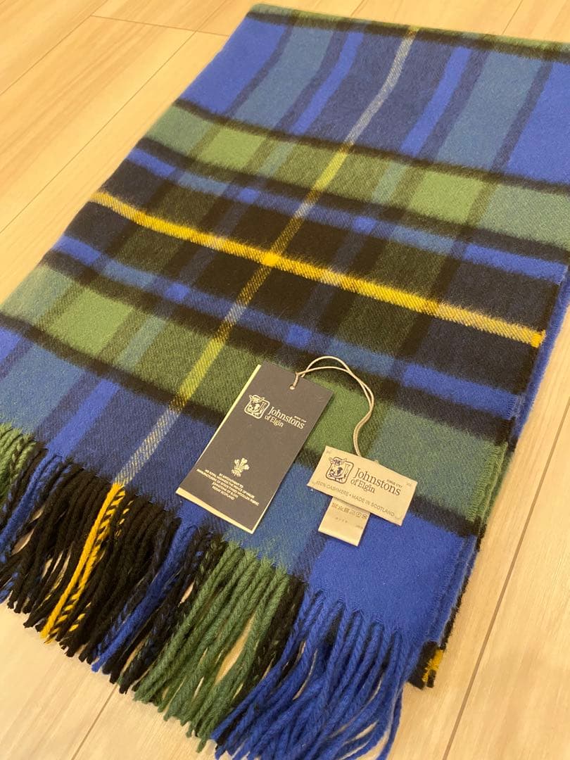 m*a様 ジョンストンズ　エストネーション　別注 エリバンク　大判ストール　新品