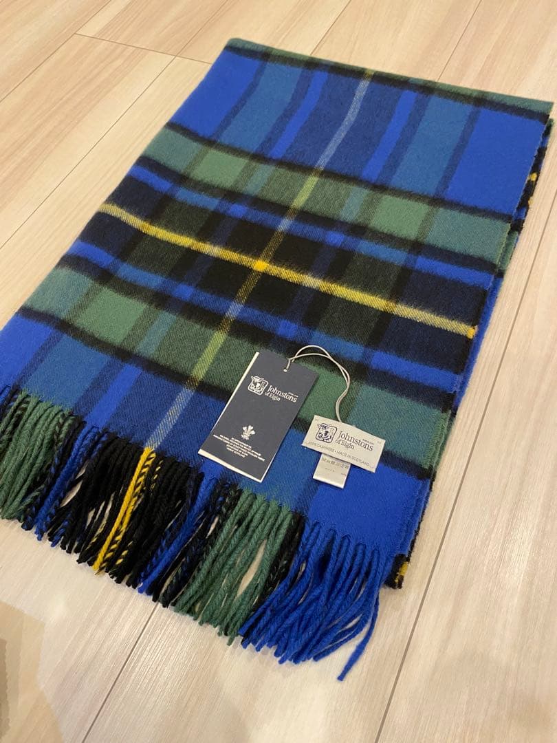m*a様 ジョンストンズ　エストネーション　別注 エリバンク　大判ストール　新品