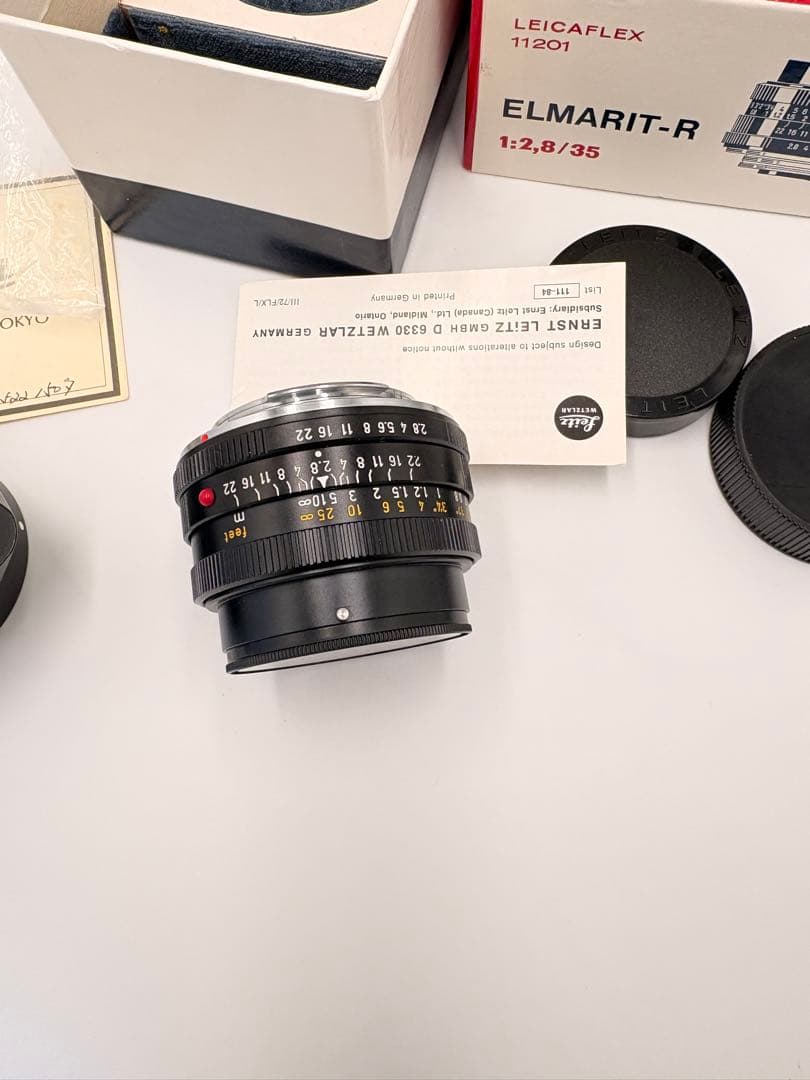 Leica Elmarit-R 35mm f/2.8 レンズ