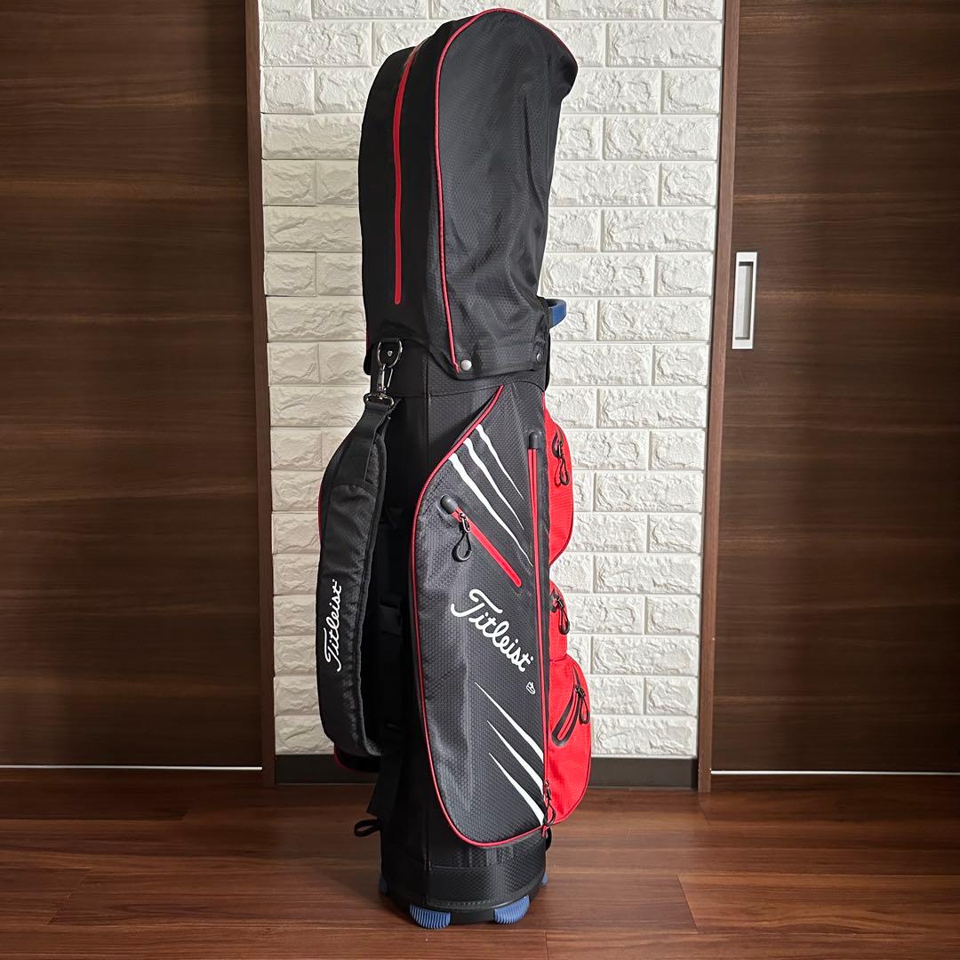 美品 Titleist タイトリスト 9型 キャディバック 軽量 耐水モデル