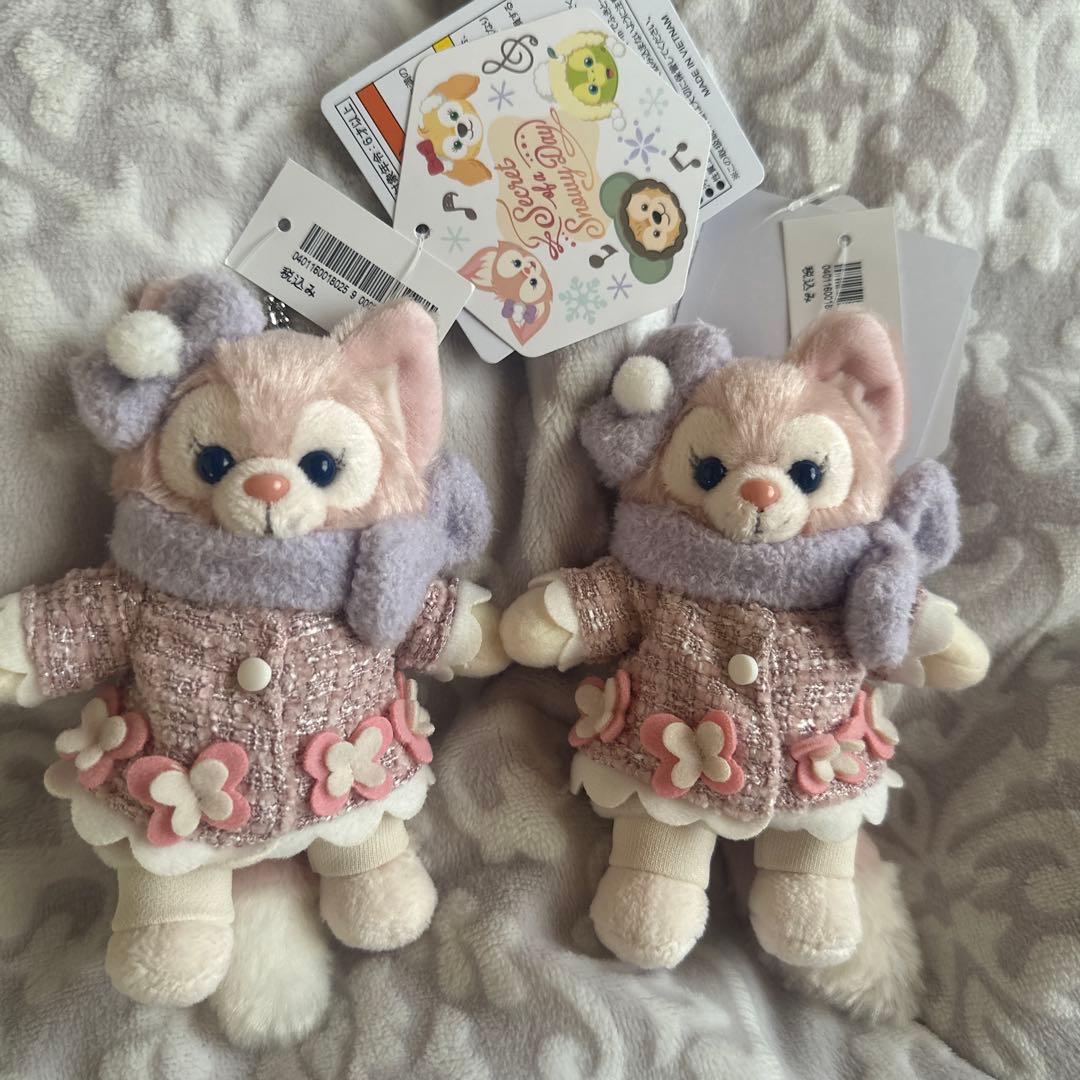 ディズニーシー シークレットオブスノーウィーデイ リーナベル ぬいぐるみバッジ