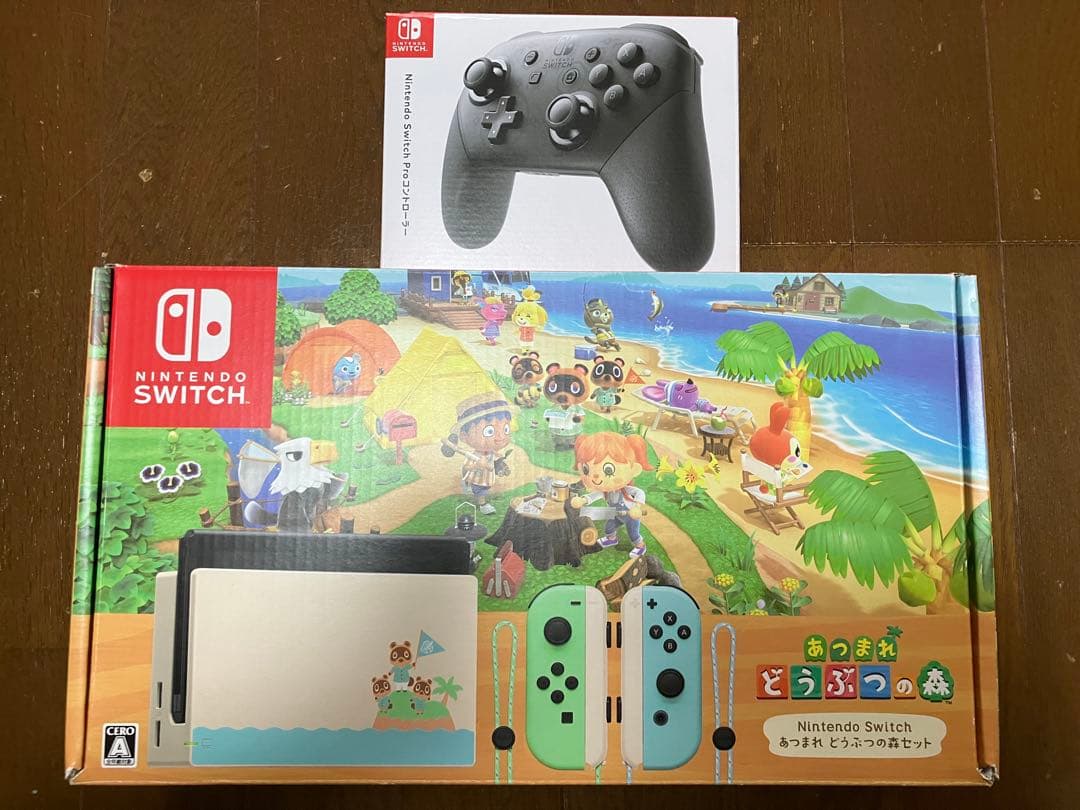 Nintendo Switch あつまれどうぶつの森デザイン、プロコントローラー