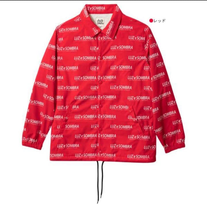 【新品未使用】ルースイソンラ 昇華 ボア コーチ ジャケット Lサイズ 赤 レア