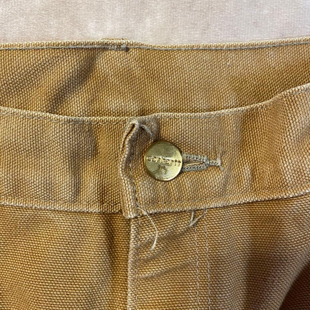 Carhartt ダブルニー ペインターパンツ USA製 ブラウン 32×30