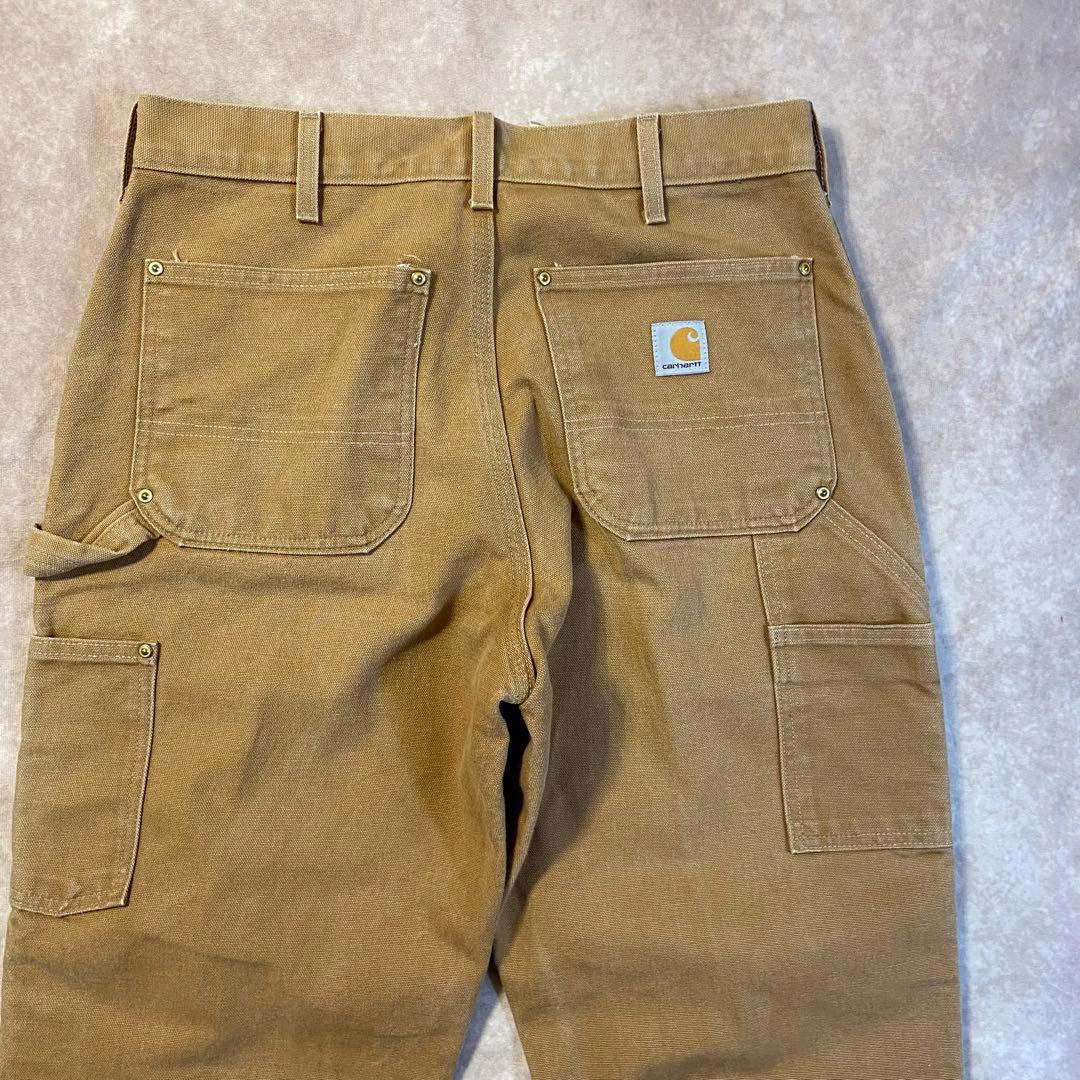 Carhartt ダブルニー ペインターパンツ USA製 ブラウン 32×30