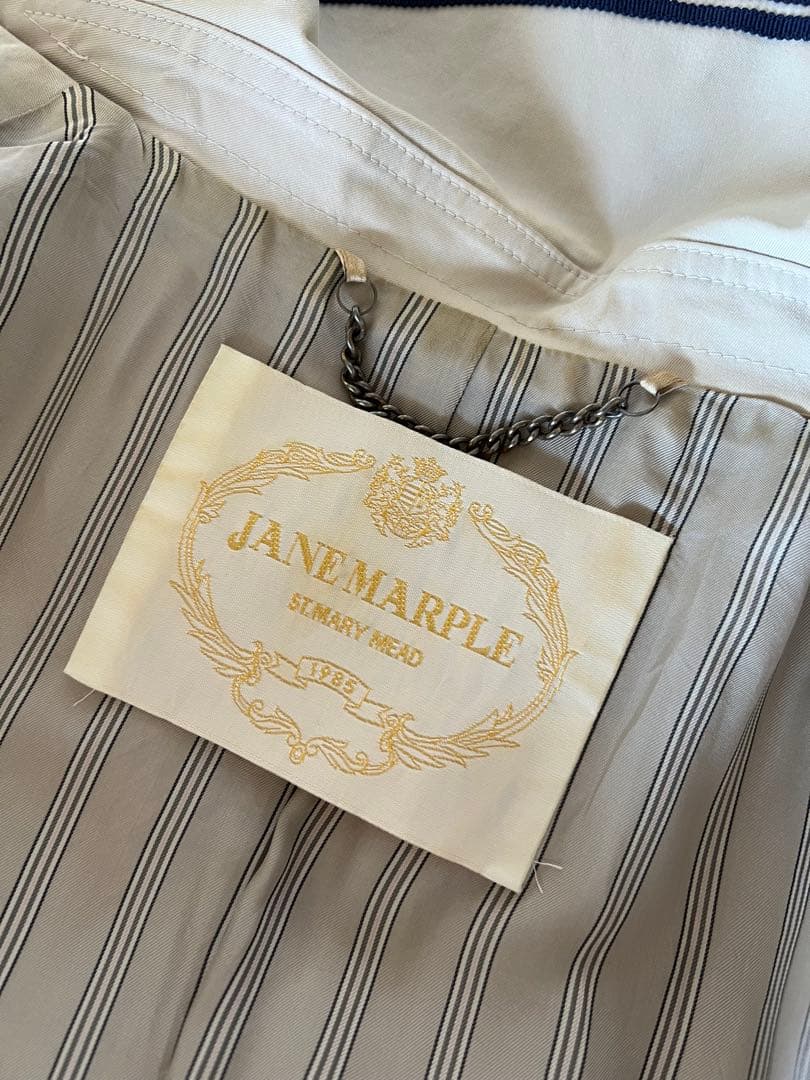 Jane Marple ダブルブレストトレンチコート