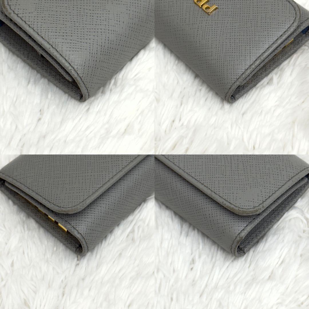 新型⭐️現行 RFID内蔵 PRADA プラダ サフィアーノ レザー キーケース