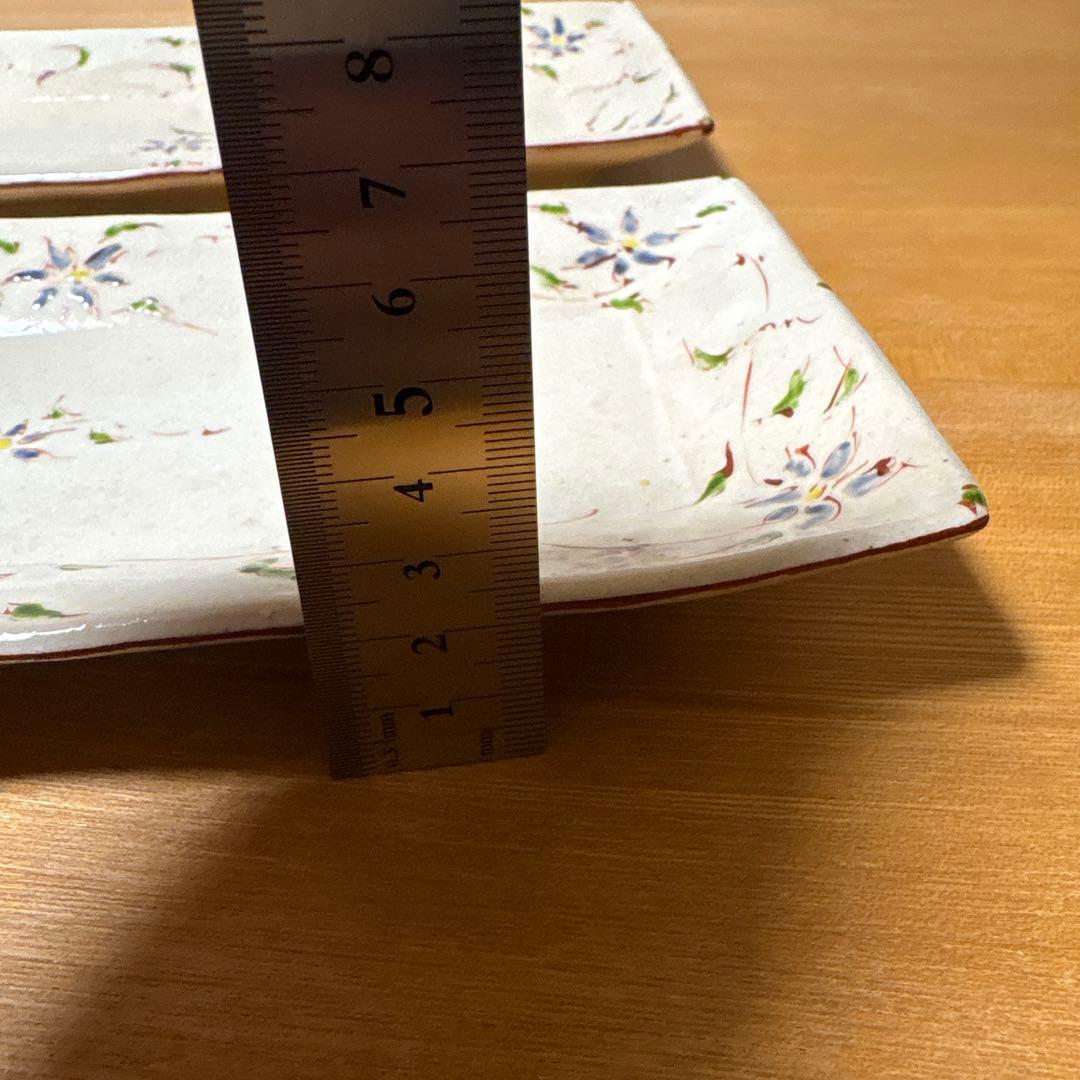 藤田佳三　鉄絵　皿2枚セット