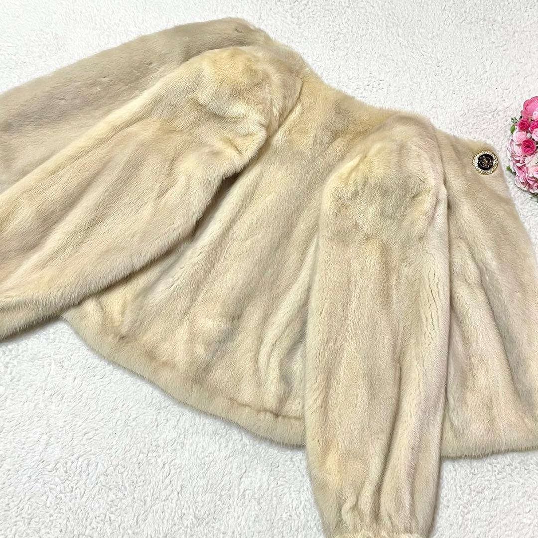 SAGAMINK  桂由美 パールミンク 毛皮 クロップド丈 コート