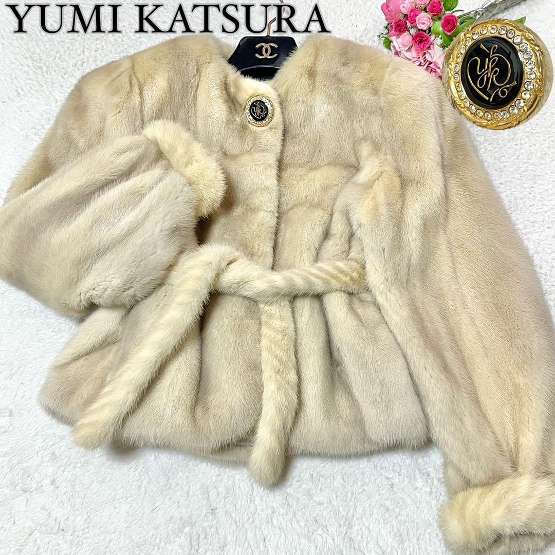 SAGAMINK  桂由美 パールミンク 毛皮 クロップド丈 コート