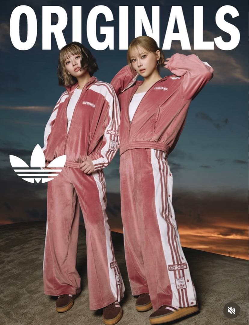 adidas original ジップアップジャケット L