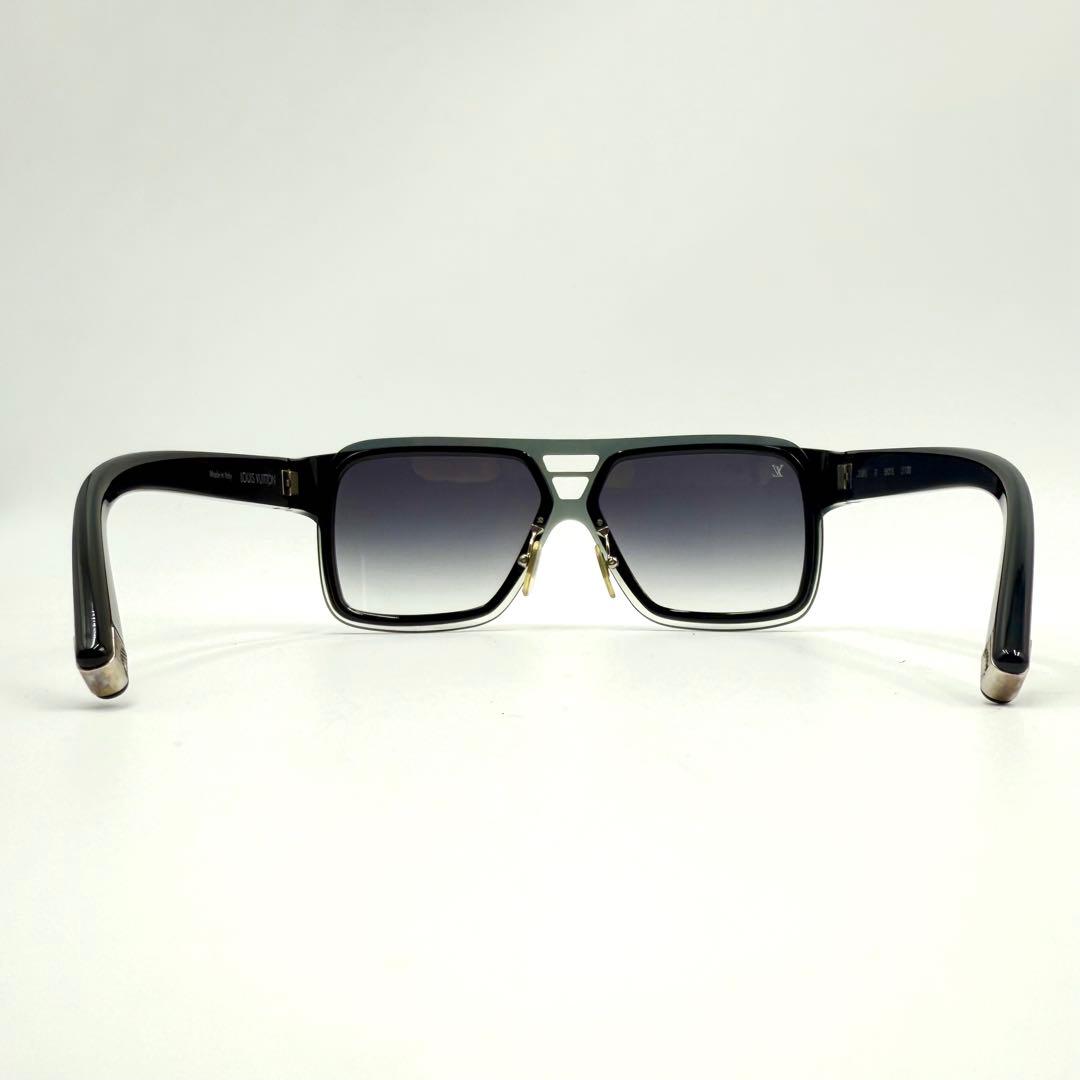鑑定済 ルイヴィトン サングラス エニグムGM 58□15 サングラス ブラック