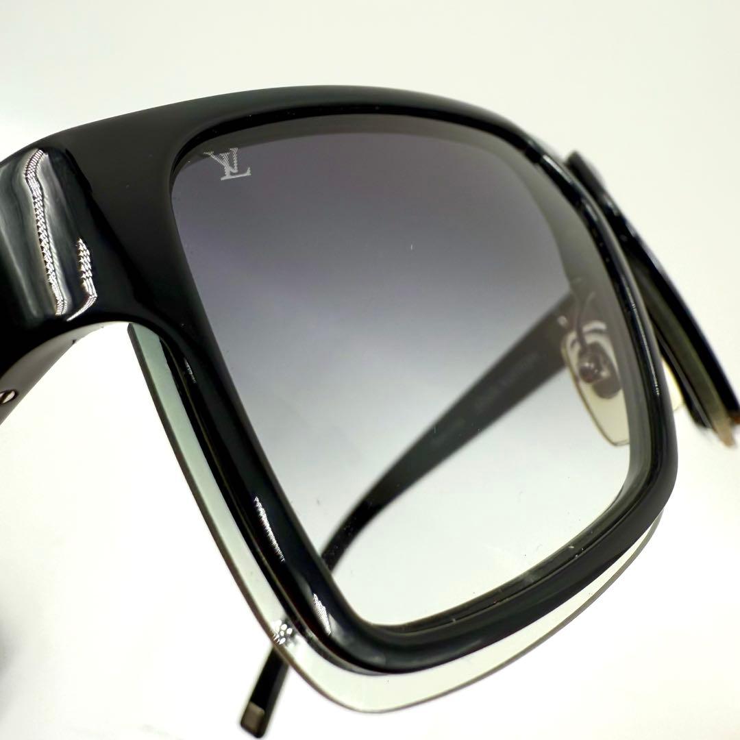 鑑定済 ルイヴィトン サングラス エニグムGM 58□15 サングラス ブラック