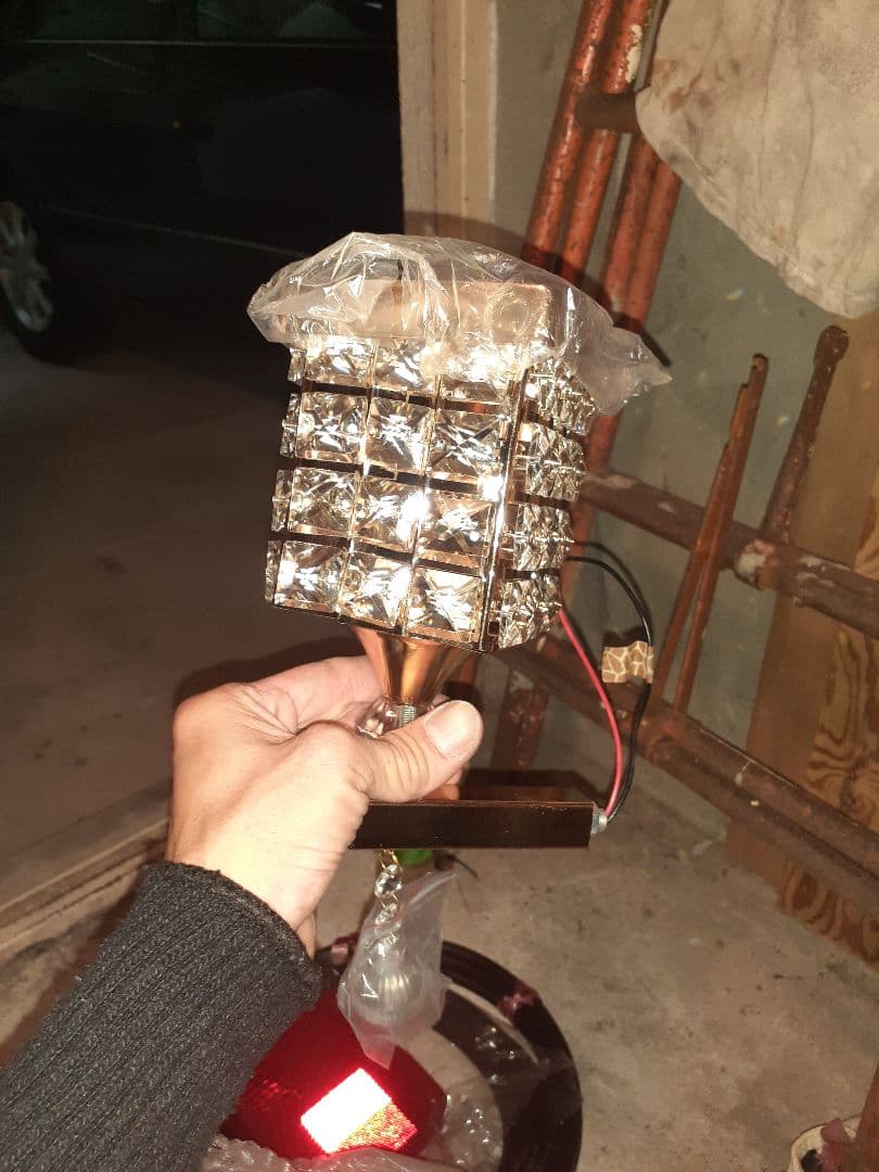 リル　クリスタル調 シャンデリア 車両用照明