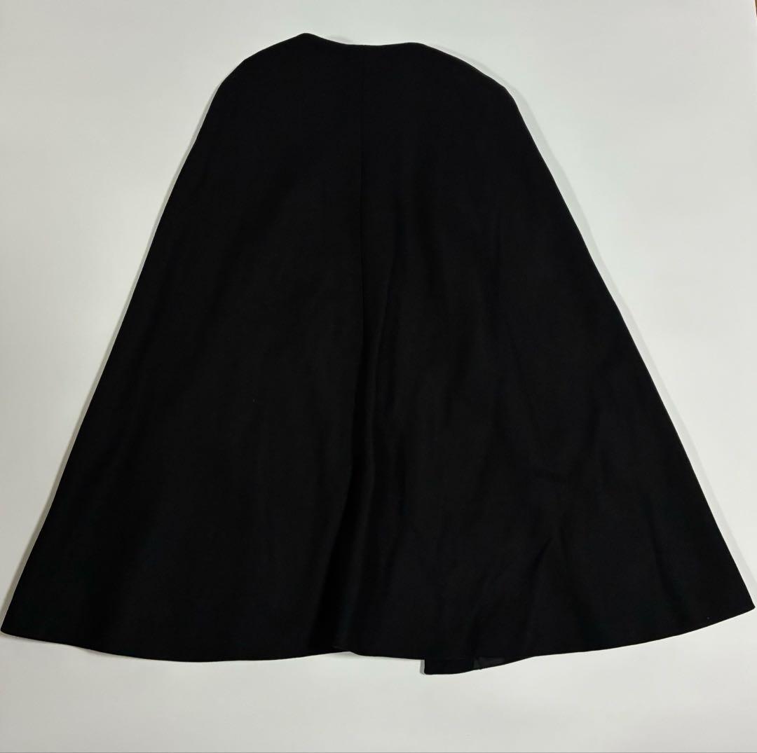 【美品】ZARA MANTECO ケープコート ポンチョ 完売品 希少 L 黒