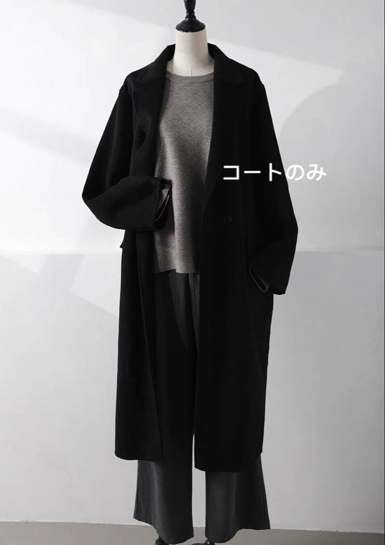 LOUNGEDRESS 20周年限定 ロングリバーコート ブラック