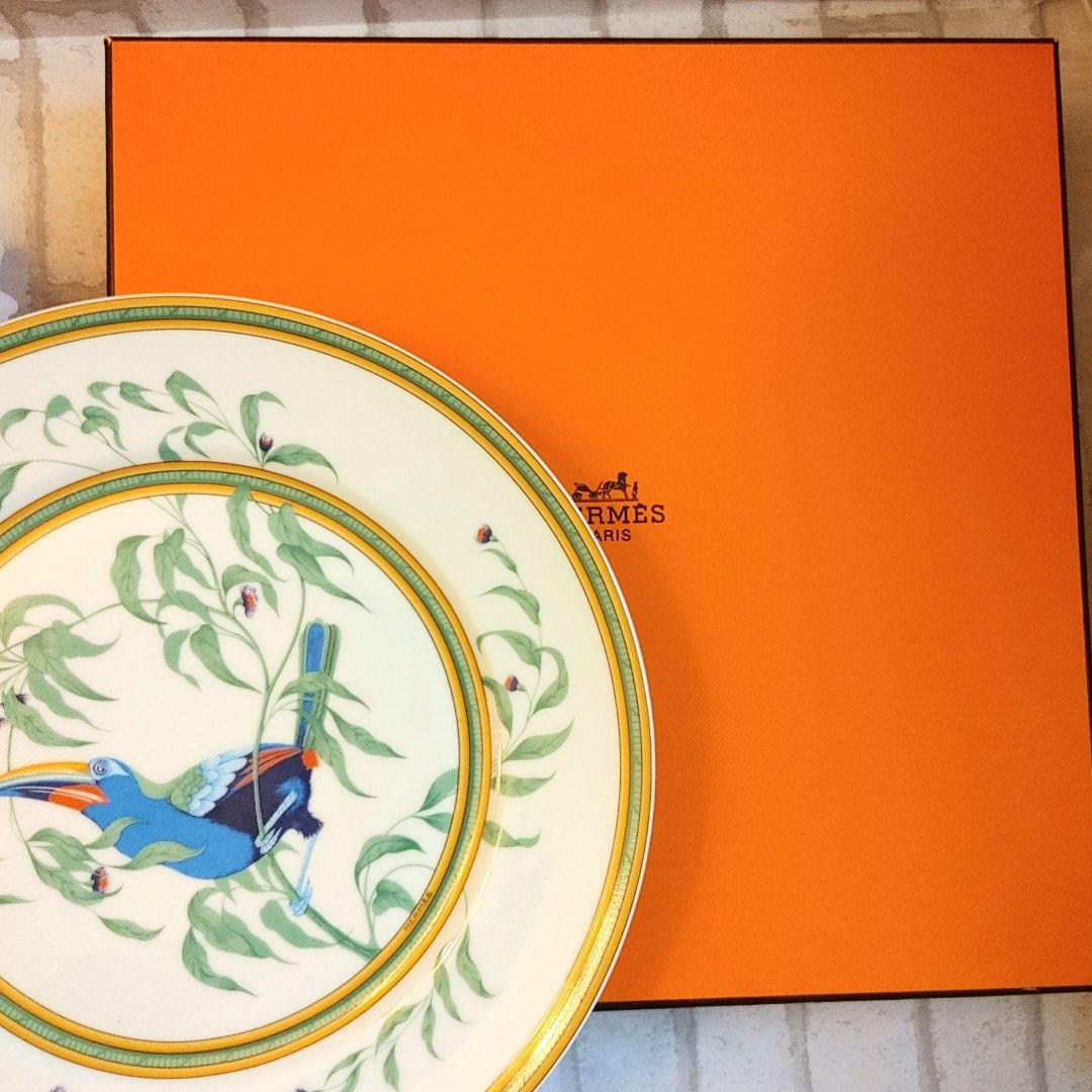 未使用◆HERMES　希少トゥカン　25.5cmプレート
